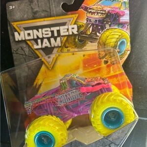 Rare Zombie Monster Jam - Pink & Yellow